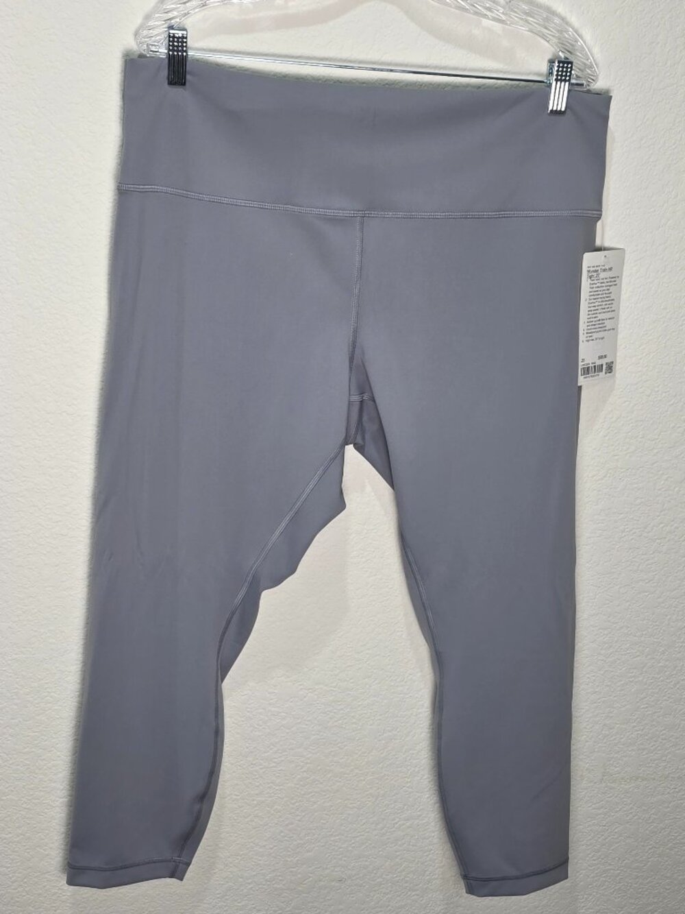 NWT Lululemon Wunder Train High-Rise Tight 25" Grey Leggings Size 20